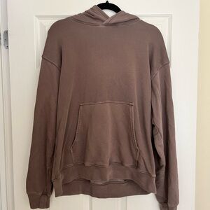Brown Hoodie with Front Pocket